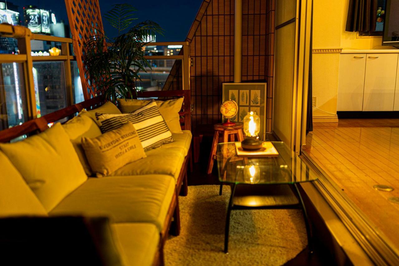 Chuan House - Amemura Aparthotel Осака Екстериор снимка