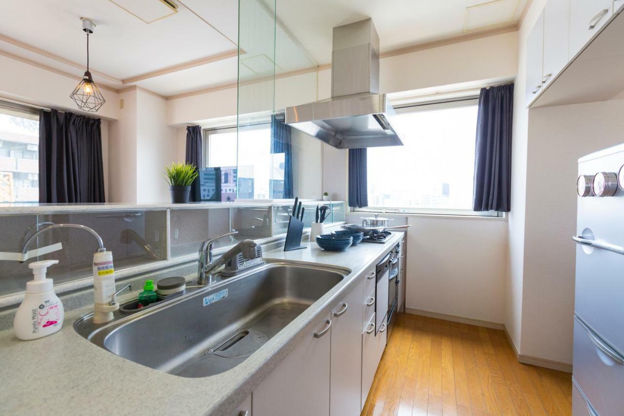 Chuan House - Amemura Aparthotel Осака Екстериор снимка